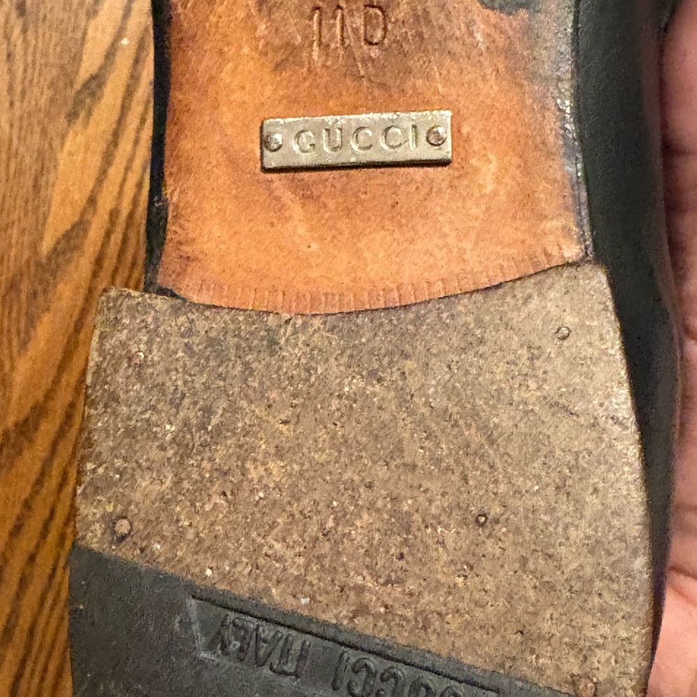 Vintage Gucci horsebit loafers 11 D - Picture 6 of 11